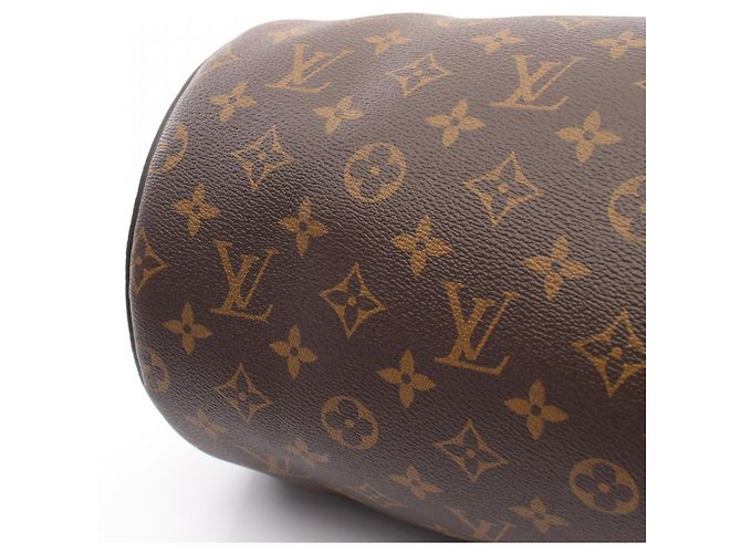 Borsa Soft Polochon MM Louis Vuitton Marrone D'oro Arancione - vista 6