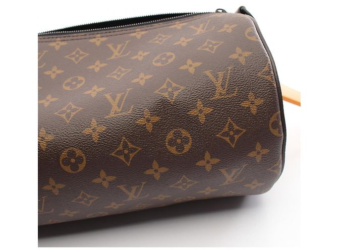 Borsa Soft Polochon MM Louis Vuitton Marrone D'oro Arancione - vista 7