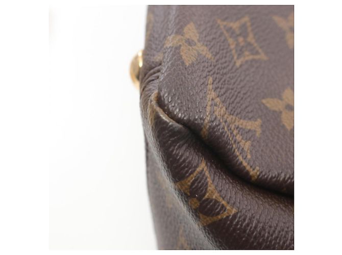 Borsa tote Pallas Shopper Monogram Dune di Louis Vuitton Marrone Beige - vista 7