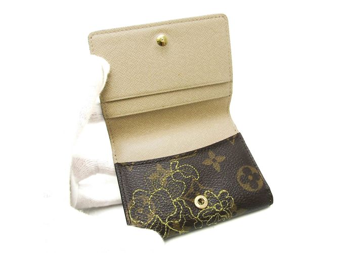 Monedero Ludlow Monogram Dentelle Louis Vuitton Castaño Dorado - vista 3