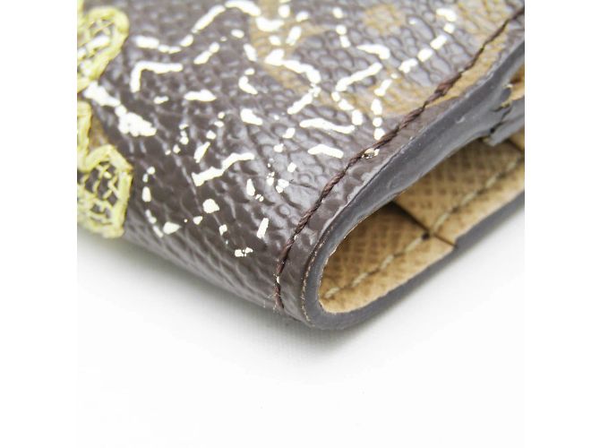 Monedero Ludlow Monogram Dentelle Louis Vuitton Castaño Dorado - vista 5