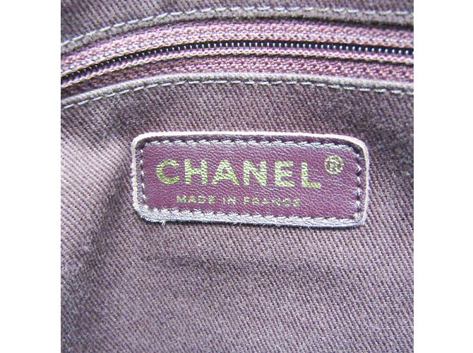 Chanel Matelassé Kette Damen Caviar-Leder Tote Bag Schwarz Marineblau - Ansicht 16
