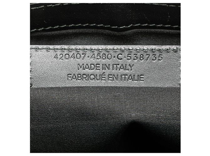 Borsa Clutch Balenciaga Navy Clip M Nero - vista 6