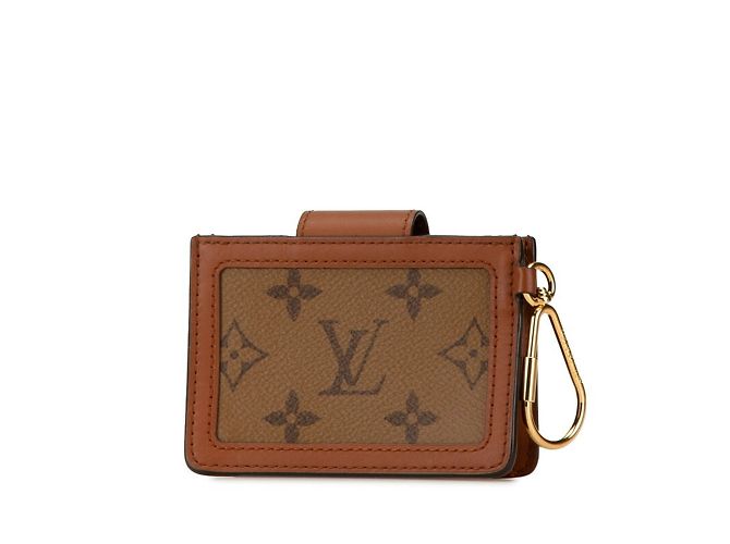 Estuche para tarjetas Multicart Dauphine Monogram Reverse Louis Vuitton Castaño - vista 2