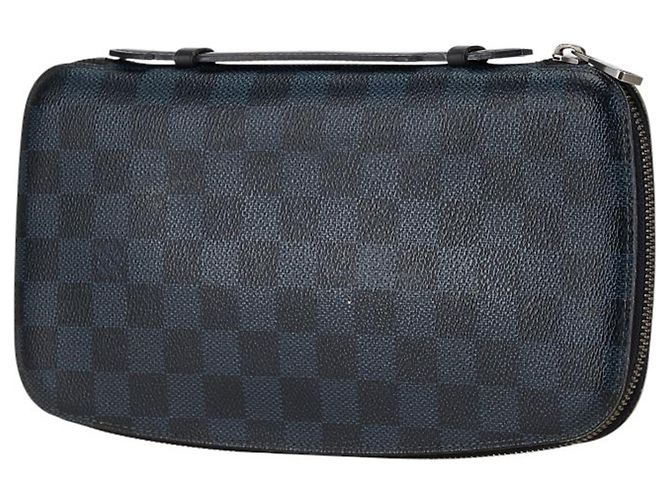 Portafoglio lungo organizer Damier Infini Louis Vuitton Blu navy - vista 2
