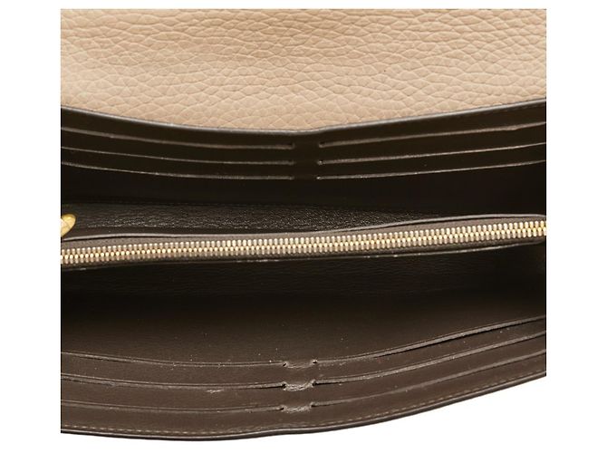 Cartera Larga Capucines de Louis Vuitton Beige - vista 6
