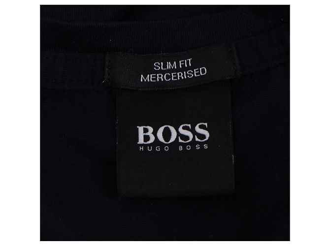 T-shirt Slim Fit Boss Hugo Boss in cotone blu navy - vista 9