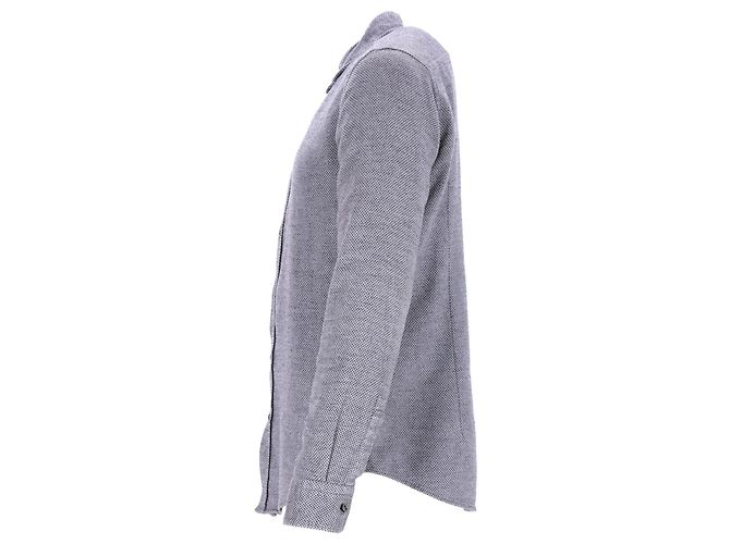 Hugo Boss Camicia button-down Boss Hug Boss Slim Fit in cotone grigio - vista 2