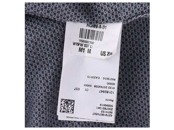 Hugo Boss Camicia button-down Boss Hug Boss Slim Fit in cotone grigio - vista 6