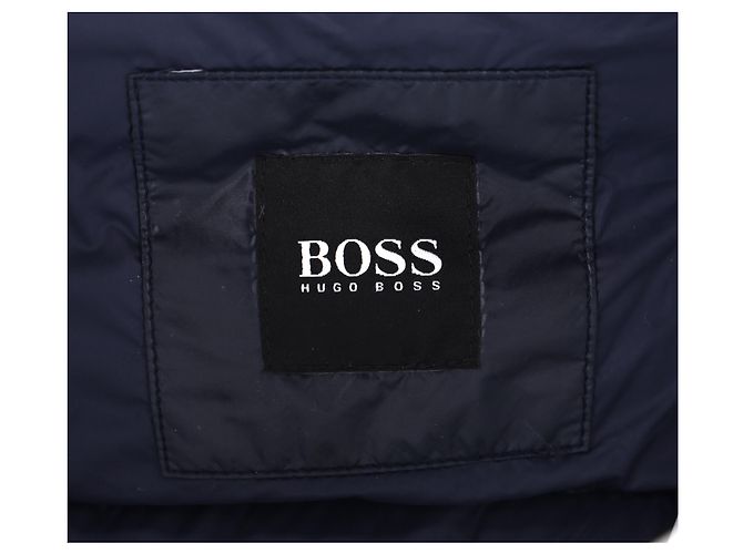 Giacca trapuntata Boss Hugo Boss in nylon blu navy Azul Azul marinho - vista 11