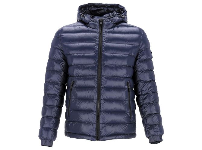 Giacca trapuntata Boss Hugo Boss in nylon blu navy Azul Azul marinho - vista 8