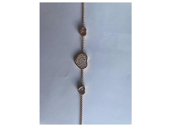 Collar Chopard Happy Heart oro rosa - vista 3