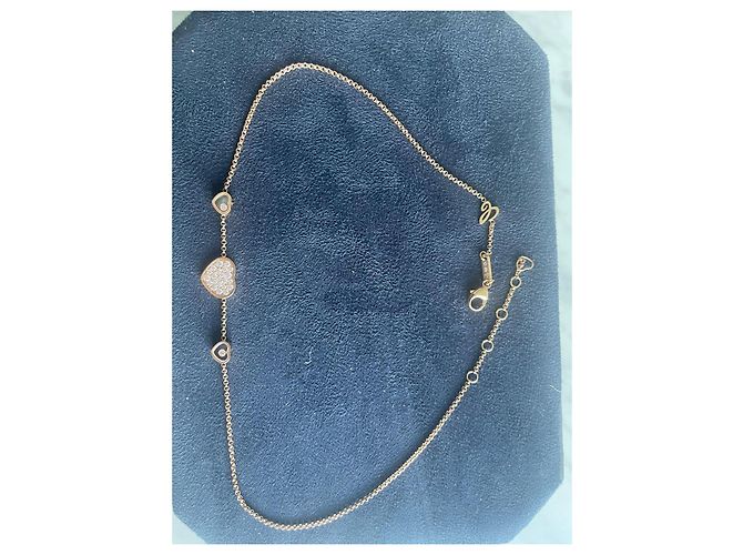 Collar Chopard Happy Heart oro rosa - vista 4