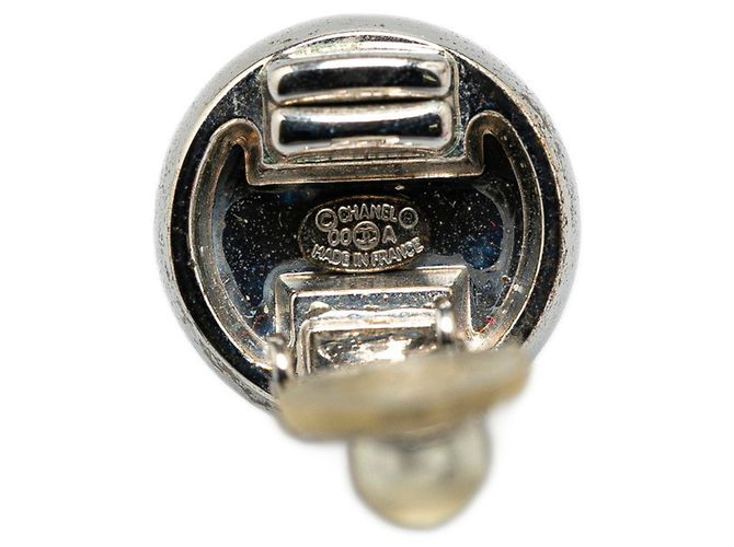 Chanel Coco Mark Ball Ohrringe Silber - Ansicht 4