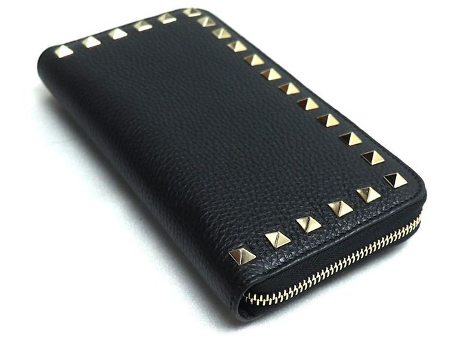Portafoglio con zip Rockstud Valentino Garavani - vista 2