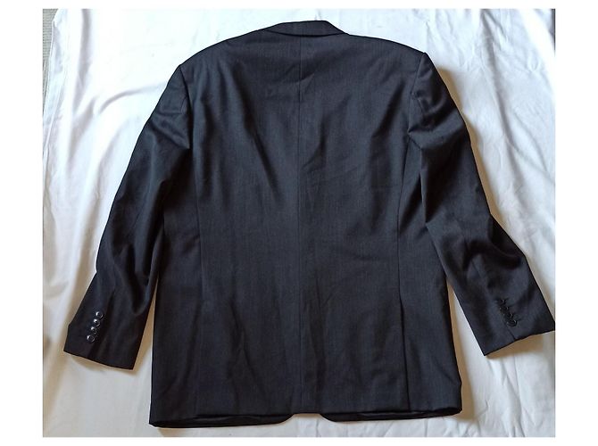 Yves Saint Laurent Grey Wool Jacket Size 50 - view 2