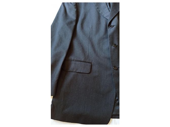 Yves Saint Laurent Grey Wool Jacket Size 50 - view 4