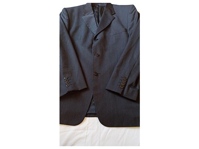 Yves Saint Laurent Grey Wool Jacket Size 50 - view 5
