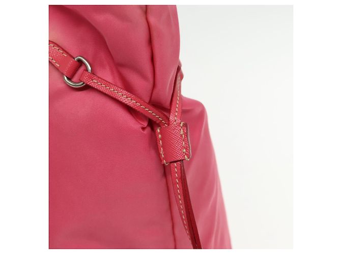 PRADA Nylon Tote Bag in Pink Silver authentisch mr613 Silber - Ansicht 10