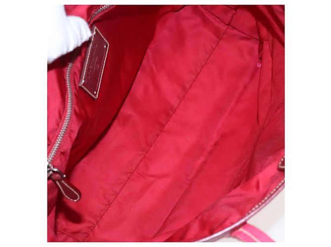 PRADA Nylon Tote Bag in Pink Silver authentisch mr613 Silber - Ansicht 11