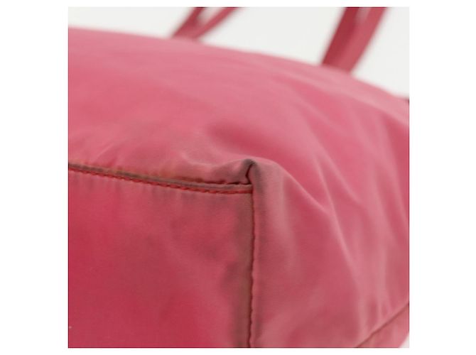 PRADA Nylon Tote Bag in Pink Silver authentisch mr613 Silber - Ansicht 15
