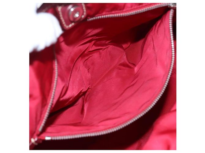 PRADA Nylon Tote Bag in Pink Silver authentisch mr613 Silber - Ansicht 23