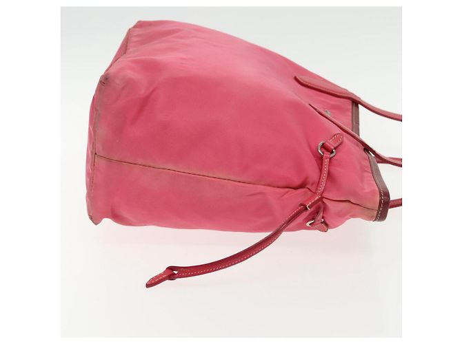 PRADA Nylon Tote Bag in Pink Silver authentisch mr613 Silber - Ansicht 3