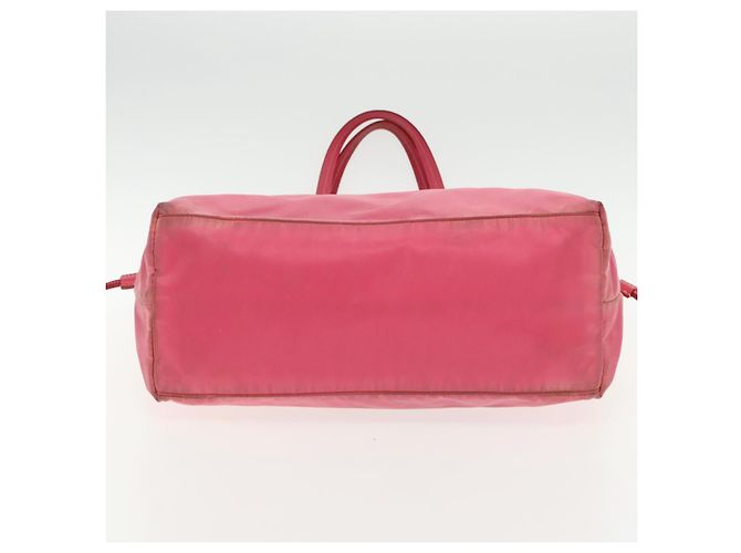 PRADA Nylon Tote Bag in Pink Silver authentisch mr613 Silber - Ansicht 5