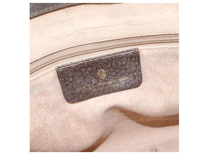 GUCCI GG Supreme Clutch Bag PVC Beige 97 01 037 Auth 95525 - vista 18