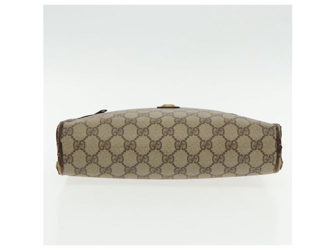 GUCCI GG Supreme Clutch Bag PVC Beige 97 01 037 Auth 95525 - vista 7