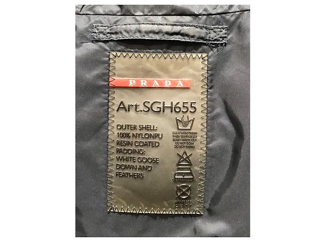 Abrigos PRADA T.Internacional XL Sintético Azul - vista 2