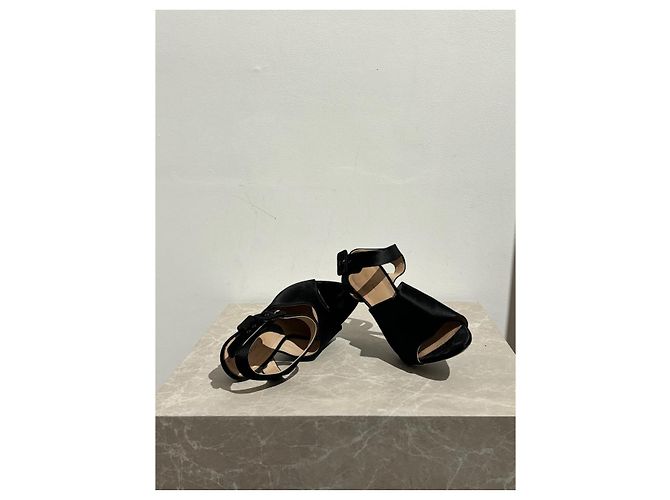 Céline Sandali CELINE T.EU 37 Tessuto Nero - vista 6