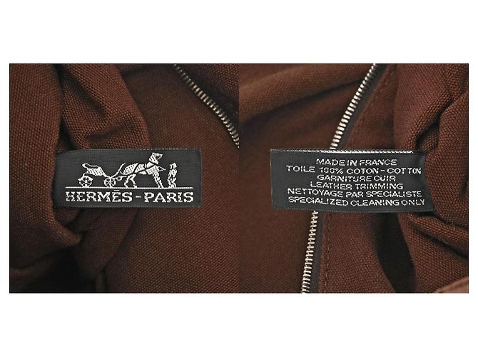 Hermès Borsa Tote MM Troca Orizzontale Hermes Marrone - vista 13