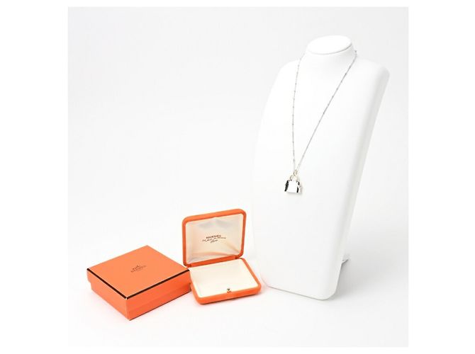 Hermès Collana Portapillole Hermes Amuleto Bolide Argento - vista 10