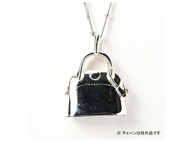 Hermès Collana Portapillole Hermes Amuleto Bolide Argento - vista 3