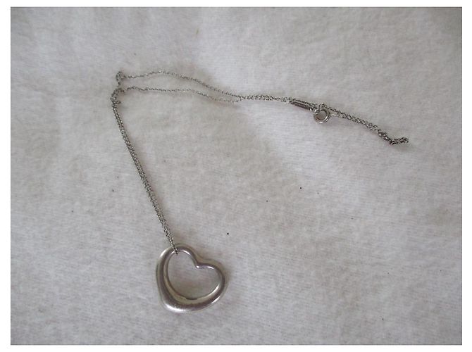 Tiffany & Co Collana d'argento, cuore aperto. - vista 2