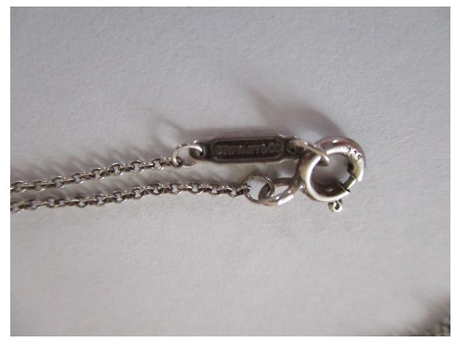 Tiffany & Co Collana d'argento, cuore aperto. - vista 4
