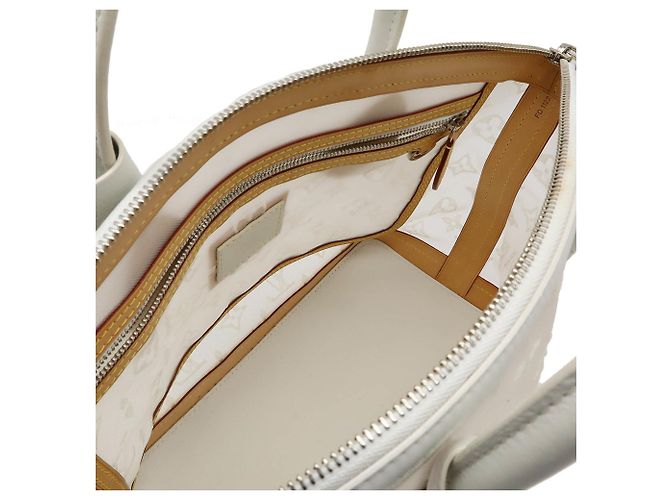 Bolsa Tote Louis Vuitton Translence Lockit Branco - vista 7