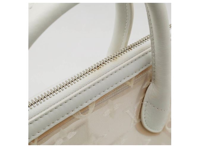 Bolsa Tote Louis Vuitton Translence Lockit Branco - vista 9