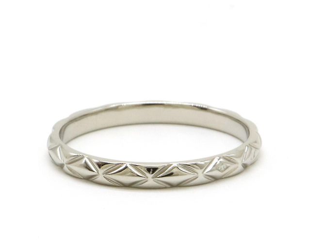 Chanel Coco Crush Matelassé Ring aus Platin - Ansicht 4