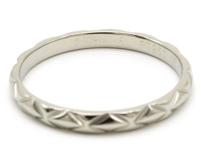 Chanel Coco Crush Matelassé Ring aus Platin - Ansicht 5