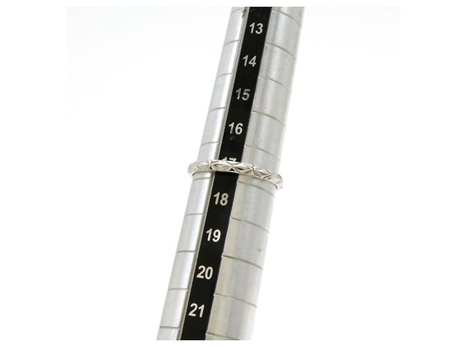 Chanel Coco Crush Matelassé Ring aus Platin - Ansicht 7