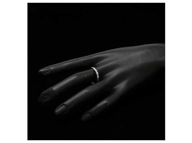 Chanel Coco Crush Matelassé Ring aus Platin - Ansicht 8