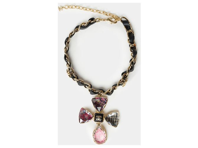 Gioielli CHANEL in Cristallo Rosa - 102198 - vista 2