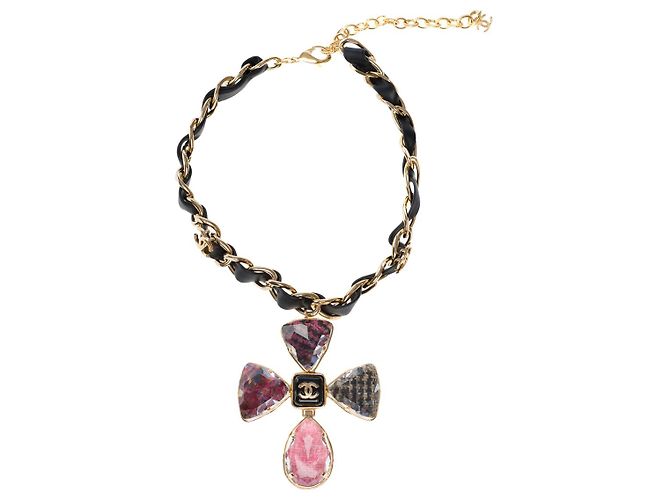 Gioielli CHANEL in Cristallo Rosa - 102198 - vista 4