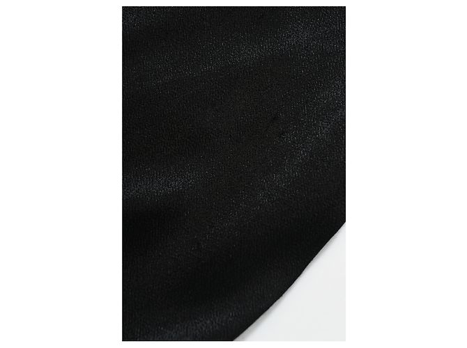 Abito mini con scollo a barca e schiena scoperta Ba&Sh in satin nero - vista 14
