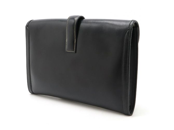 Hermès Borsa Clutch Hermes Jige PM Nero - vista 3