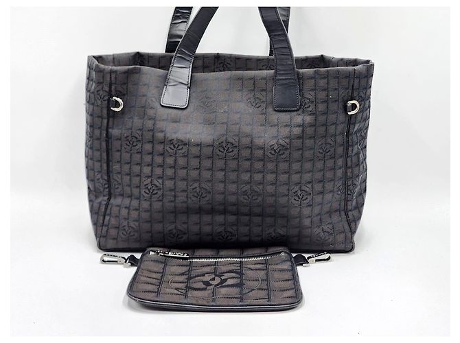 Bowling Borsa da viaggio Chanel con pochette Nero - vista 5