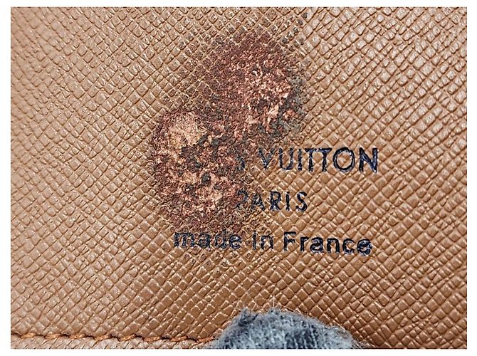 Billetera Monogram Louis Vuitton con compartimento para monedas Castaño - vista 2