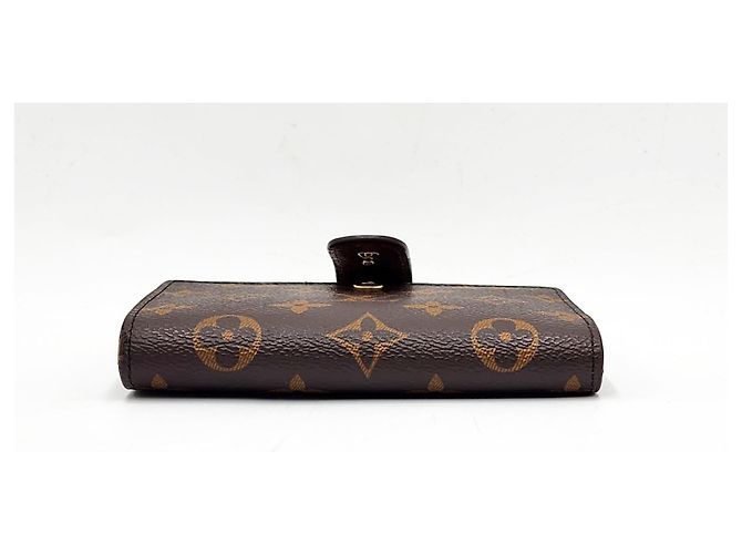 Billetera Monogram Louis Vuitton con compartimento para monedas Castaño - vista 5